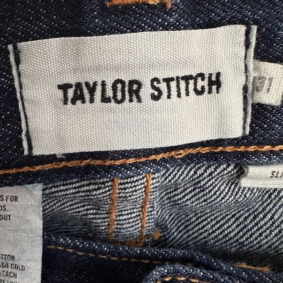 Taylor Stitch Men's Slim Jean Raw Denim 31x35 EUC - Picture 8 of 14